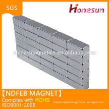 Strong n53 rare earth neodymium permanent magnet Block Ni plating